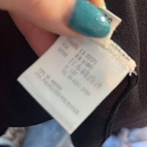 Escada Cardigan Sweater Ruffle Trim Button Front Black Size 36 = US 6 Small - Picture 9 of 12